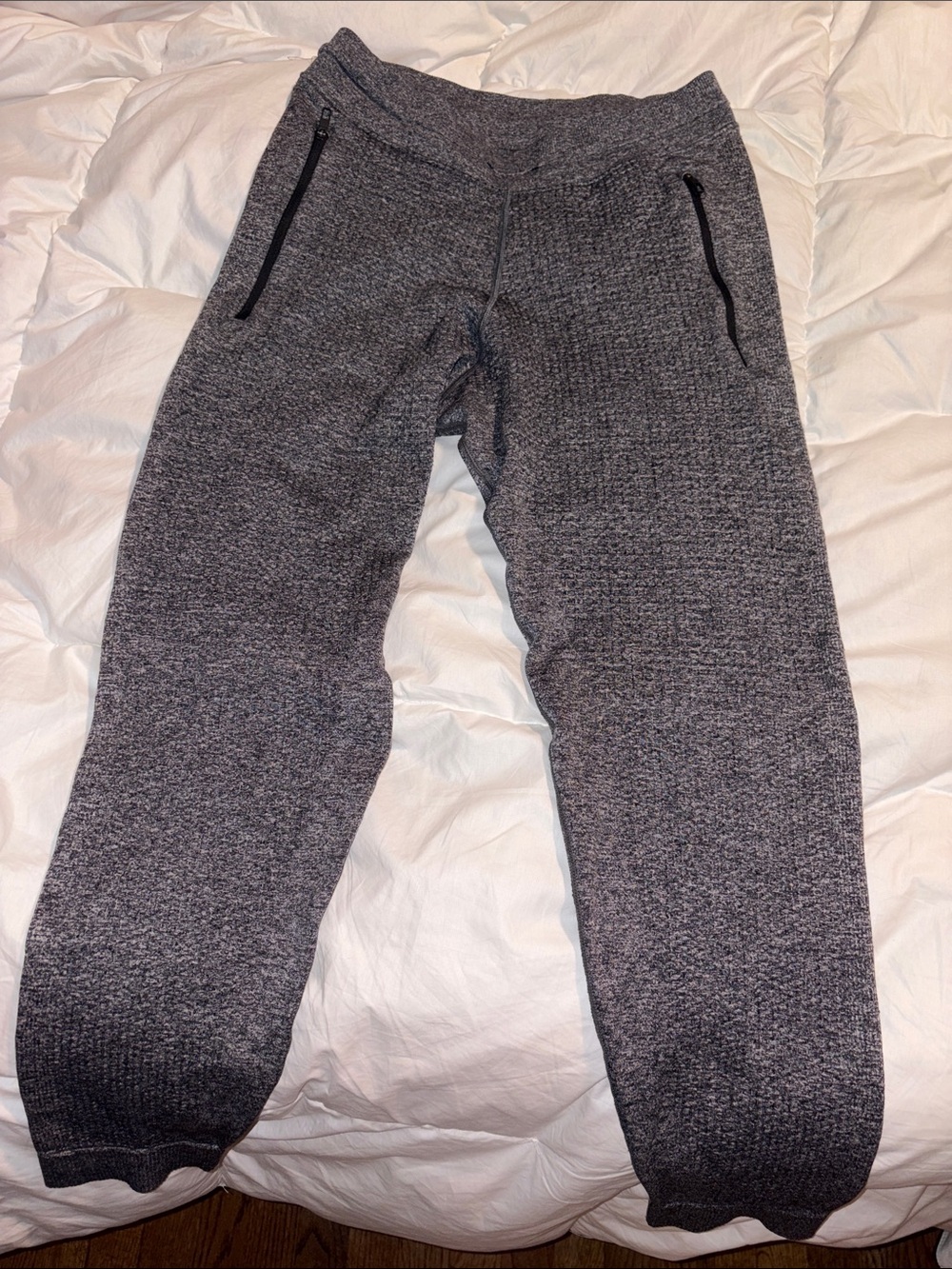 Heathered Gray Lululemon Knit Jogger Sweatpants